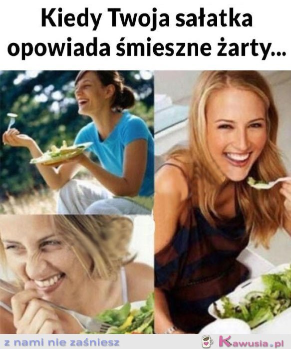 ŚMIESZNA SAŁATKA