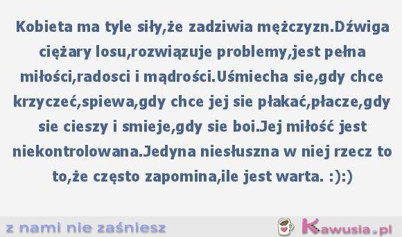 Kobieta ma tyle siły, że zadziwia mężczyzn
