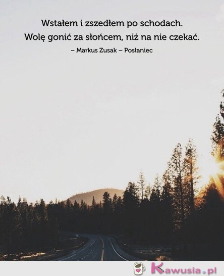 Wstawaj nie czekaj...