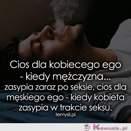 Cios dla kobiecego ego - kiedy mężczyzna...