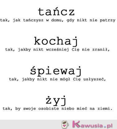 Tańcz, kochaj, śpiewaj, żyj