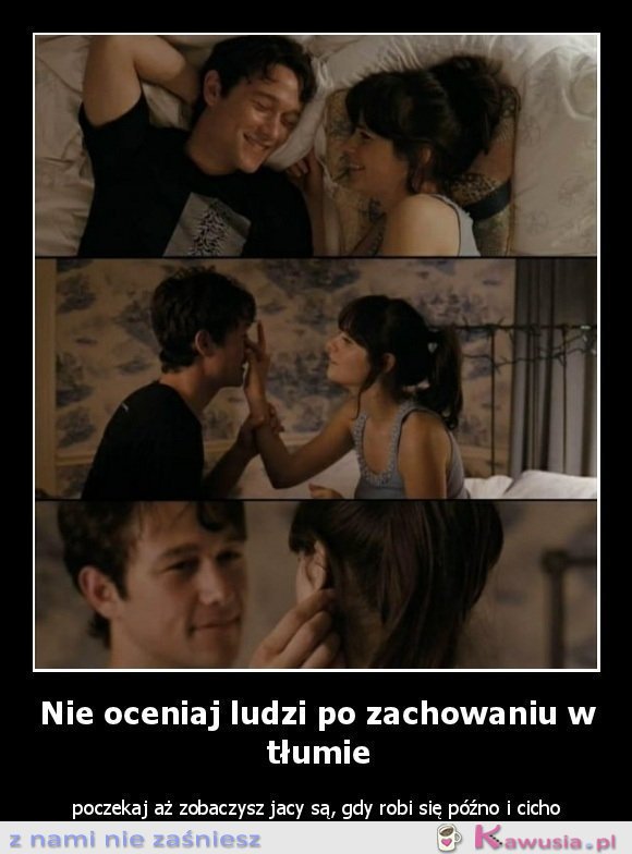 Nie oceniaj ludzi po zachowaniu w tłumie