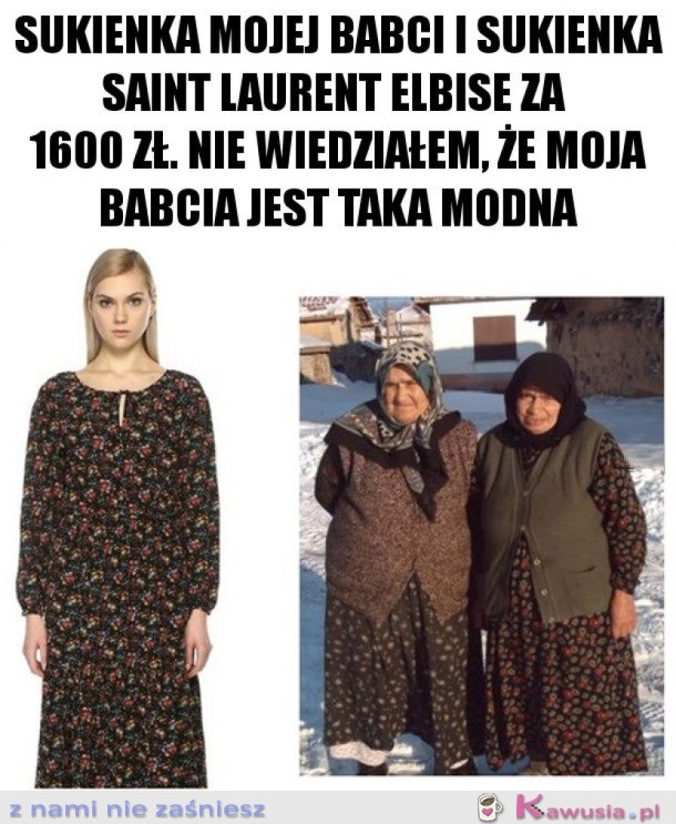 BABCIA WIE, JAK MODNIE SIĘ UBRAĆ