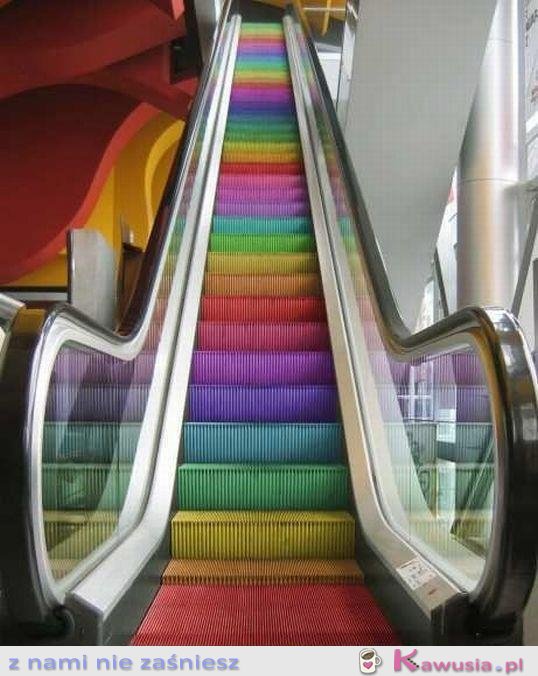 Kolorowe schody