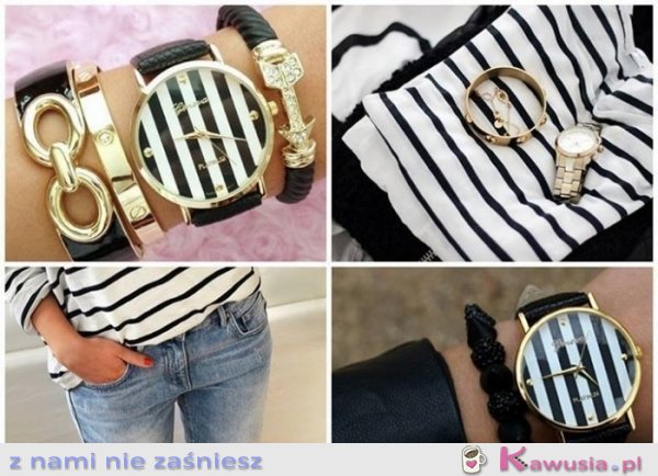Czarno białe paski