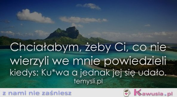 Chciałabym...