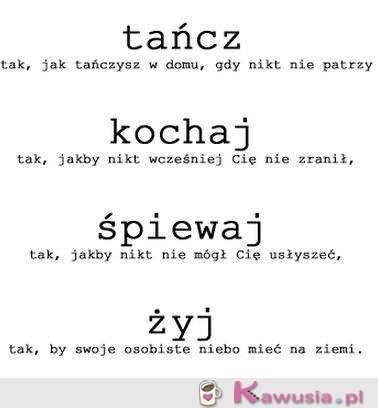 Tańcz, kochaj, śpiewaj, żyj