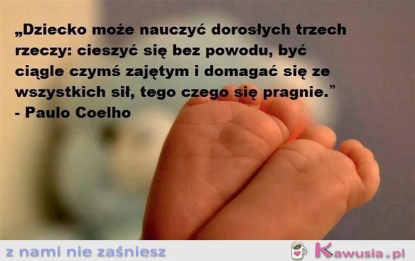 Dziecko może nauczyć dorosłych...