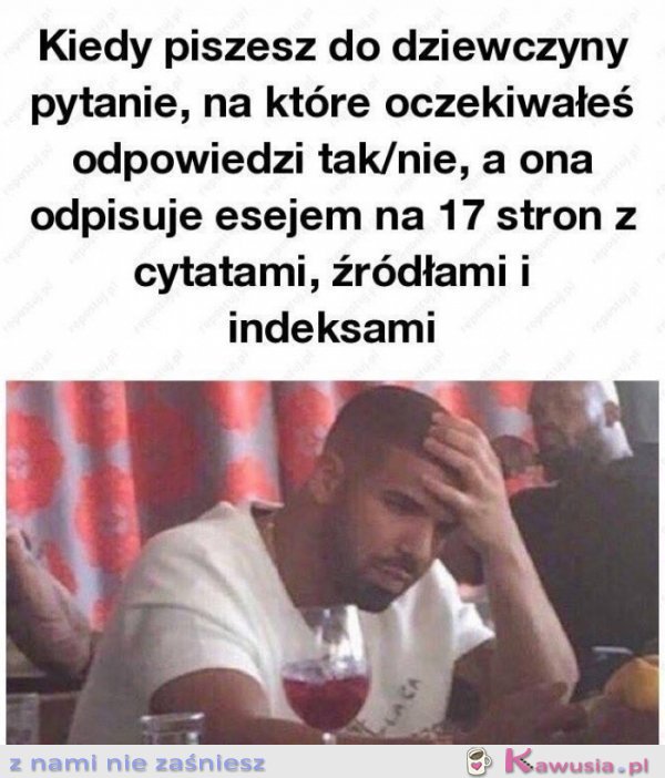 Kiedy piszesz do dziewczyny