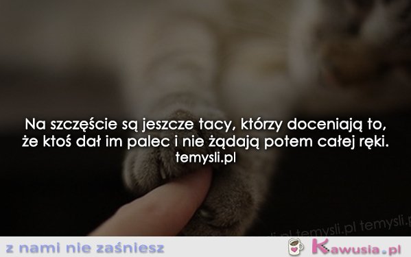 Na szczęście są jeszcze tacy, którzy..