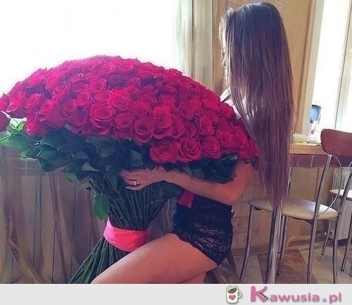Piękny bukiet róż