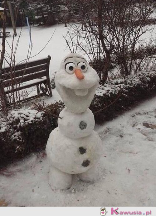 Olaf z Krainy Lodu wersja prawdziwa