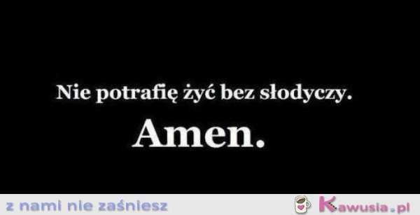 Nie potrafię żyć bez...