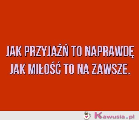 Przyjaźń vs miłość