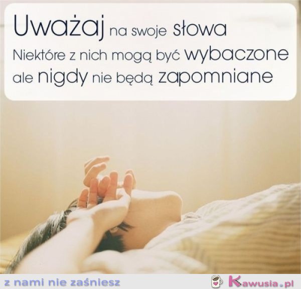 Uważaj na słowa