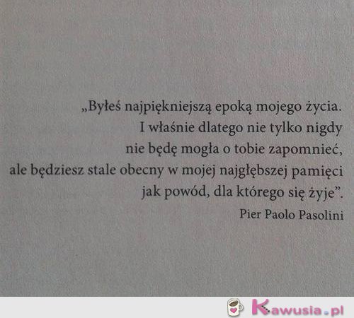 Byłeś najpiękniejszą...