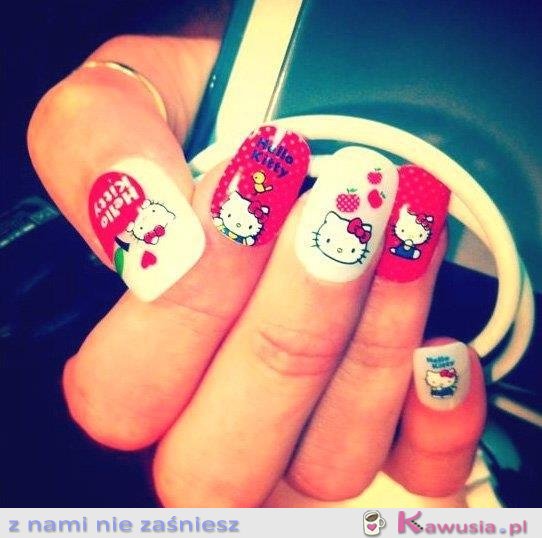 Hello kitty's nails