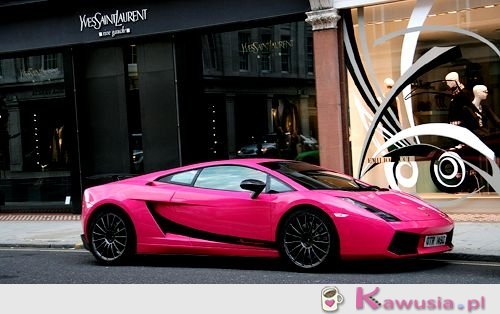 Różowe Lamborghini