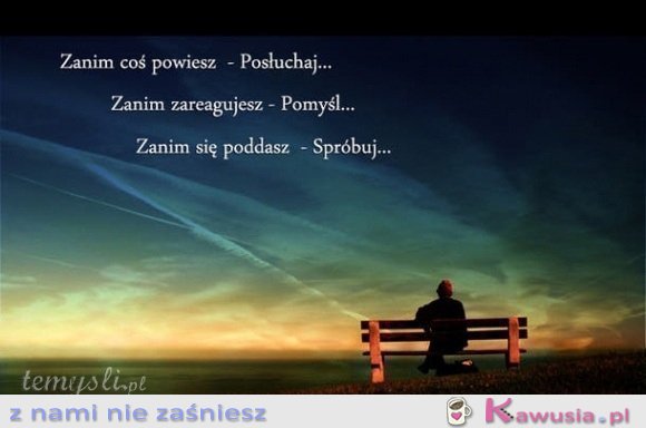 Zanim coś powiesz