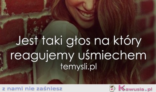 Jest taki głos na kt&oacute;ry reagujemy...