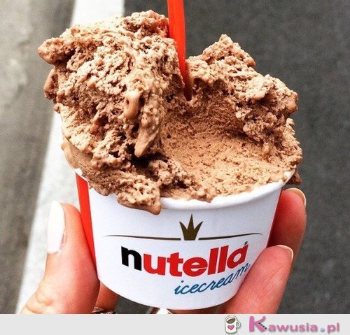 Lody nutella
