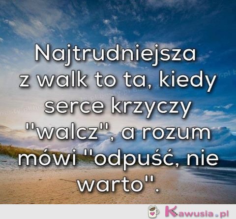 Bardzo ciężka walka