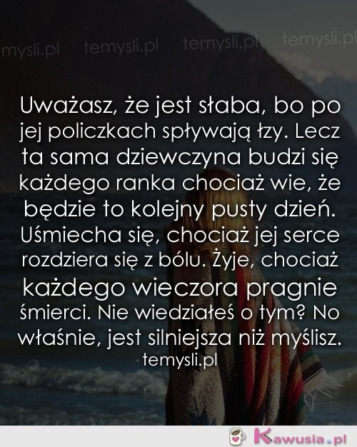 Uważasz, że jest słaba...