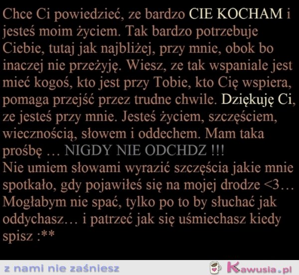 Chcę Ci powiedzieć