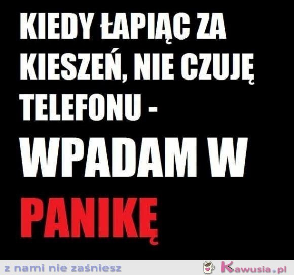 Wpadam w panikę!