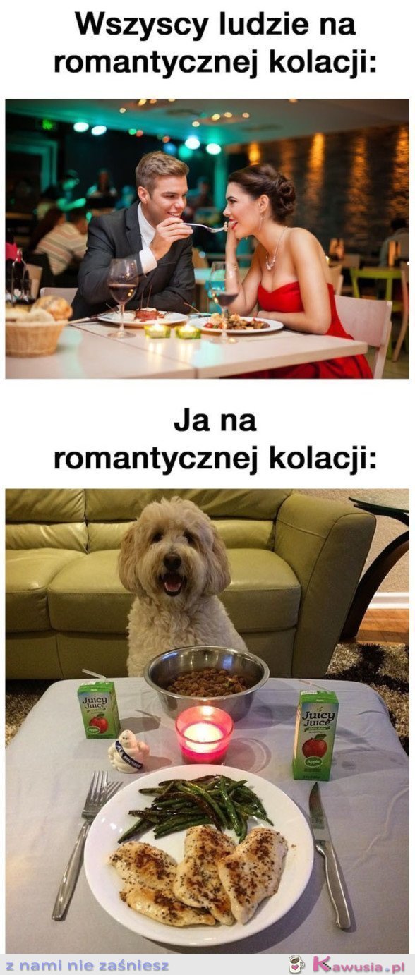 ROMANTYCZNA KOLACJA