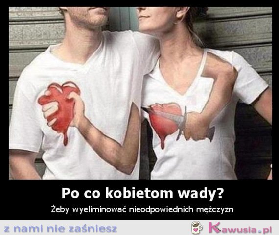 Po co kobietom wady?