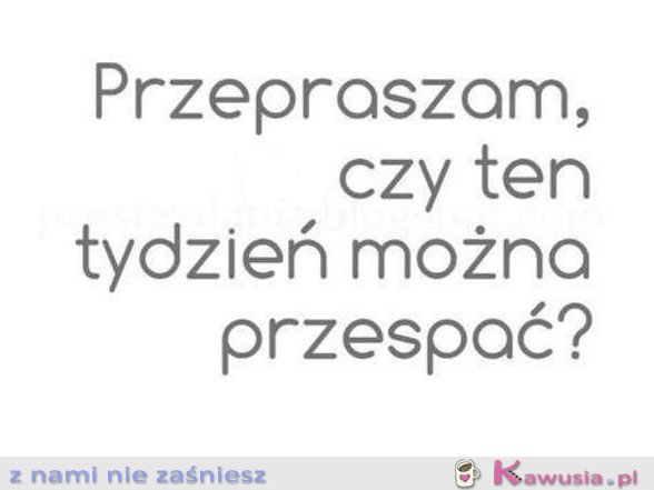 Przepraszam...