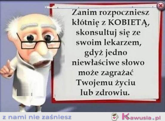 Zastanów się dobrze zanim to zrobisz