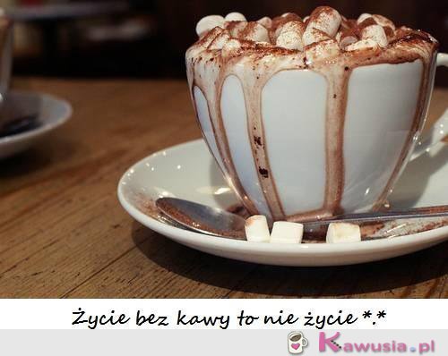 Życie bez kawy to nie życie