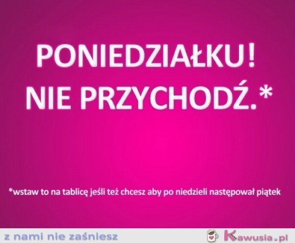 Poniedziałek