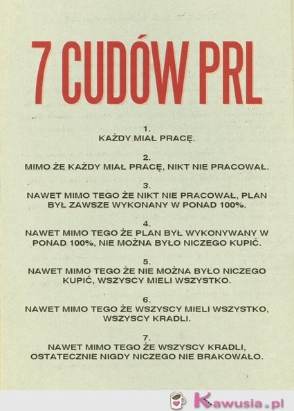 7 cudów PRL