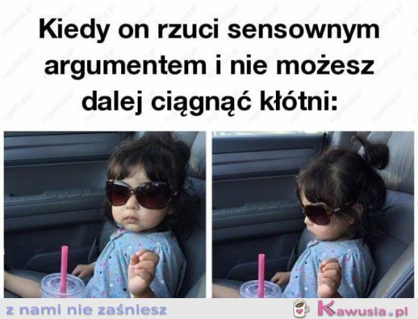 Kiedy on rzuci argument