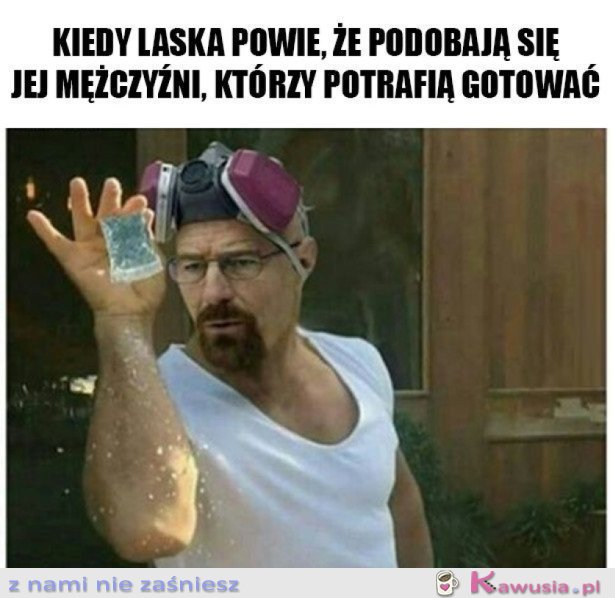 MĘŻCZYZNA, KT&Oacute;RY GOTUJE
