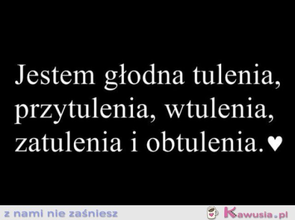 Jestem głodna tulenia