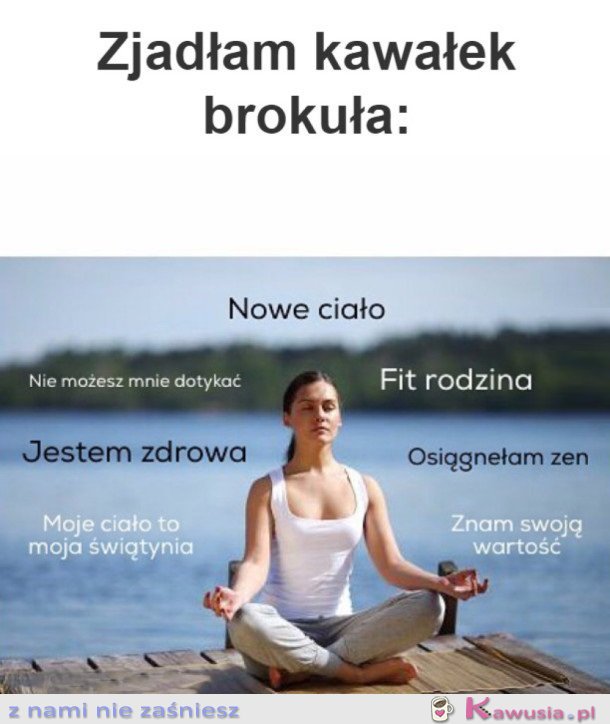 Gdy jem zdrowe jedzenie...