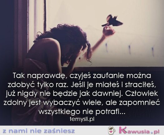 Czyjeś zaufanie