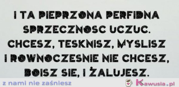 Perfidna sprzeczność uczuć