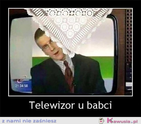 Telewizor u babci