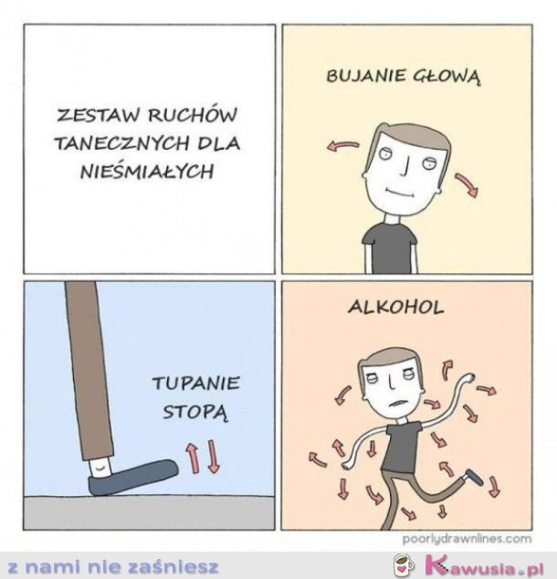 TANECZNE RUCHY DLA NIEŚMIAŁYCH