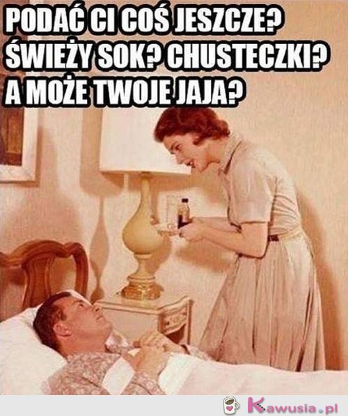 Gdy mężczyzna ma katar...