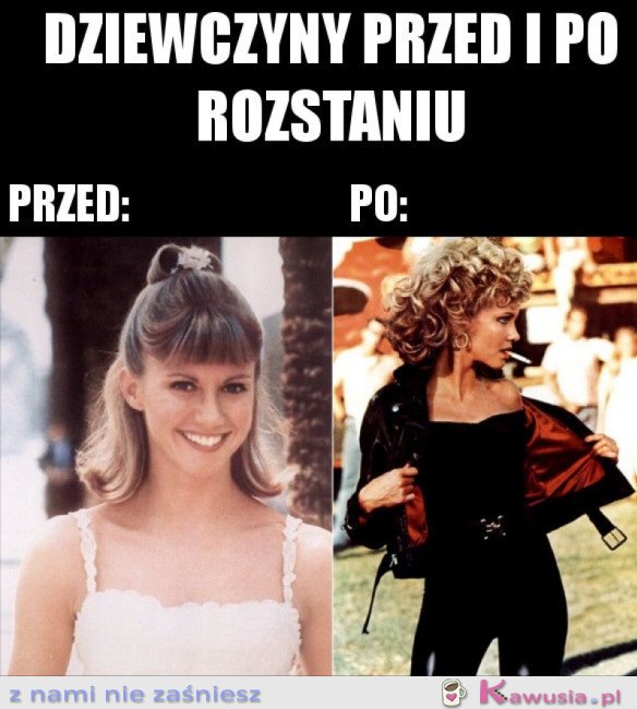 JAK ZMIENIAJĄ SIĘ DZIEWCZYNY PO ROZSTANIU