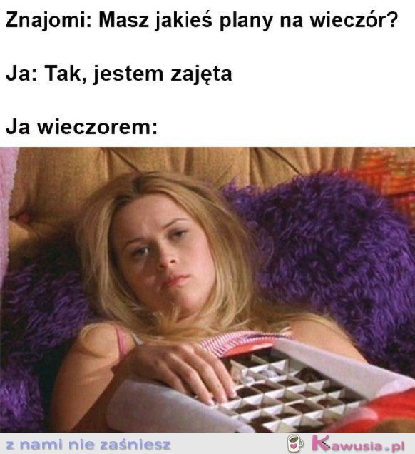 MÓJ PLAN NA WIECZÓR
