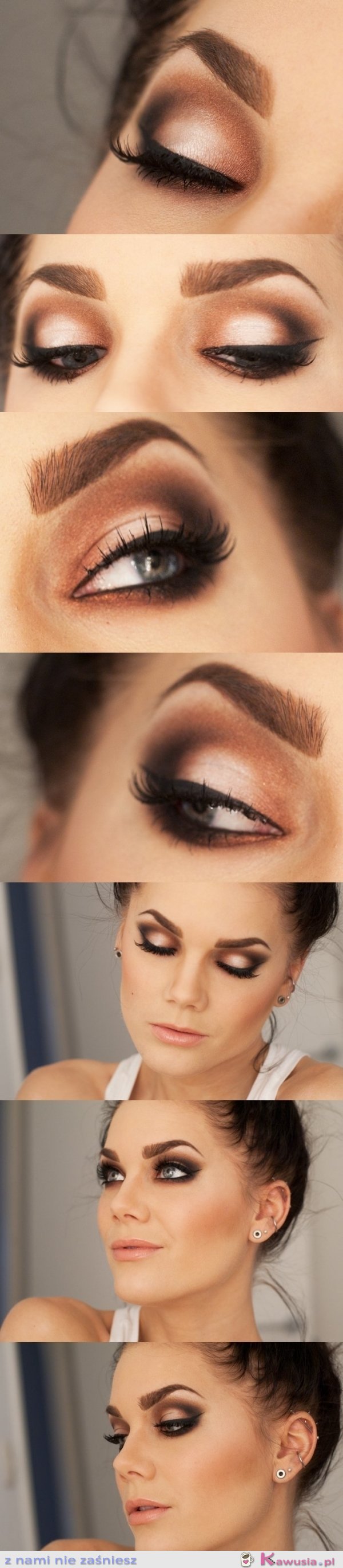 śliczny make up