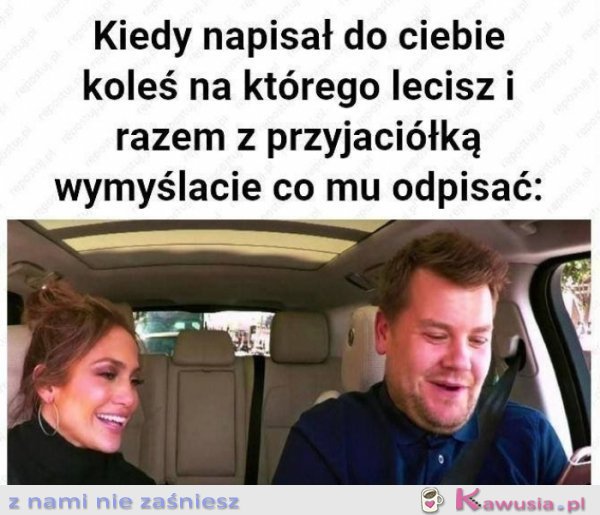 Kiedy napisał do ciebie koleś