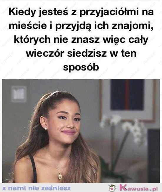 Siedziałam cały wiecz&oacute;r w ten spos&oacute;b
